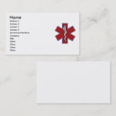 Visite Carte Médicale de profil (Devant / Derrière)