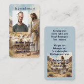 Visite Carte mémoire de Jésus Berger Sheep (Devant / Derrière)