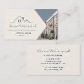 Visite Carte moderne d'agent de location (Devant / Derrière)