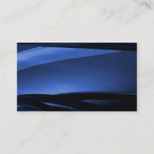 Visite Carte moderne de profil d'affaires de noir bleu (Dos)