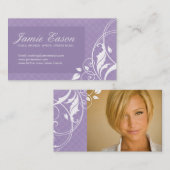 Visite Carte moderne de profil - Jamie Eason (Devant / Derrière)