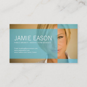 Visite Carte moderne de profil - Jamie Eason