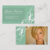 Visite Carte moderne de profil - Jamie Eason (Devant / Derrière)