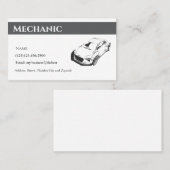 Visite carte modifiable des services de camping (Devant / Derrière)