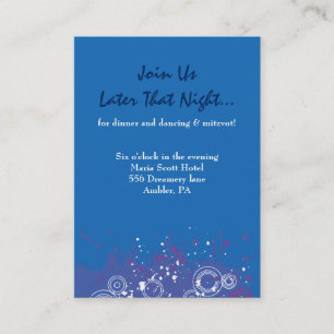 Visite Carte musicale de partie de bat mitzvah de barre