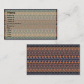 Visite Carte persane de norme de couverture (Devant / Derrière)