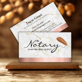Visite Carte personnalisable du service de notaire mobile