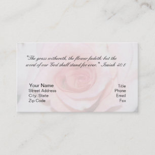 Visite Carte personnelle de 40:8 d'Isaïe