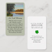 Visite Carte photo commémorative de la fête de la vie (Devant / Derrière)