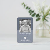 Visite Carte photo de la prière funéraire funéraire (Debout devant)