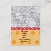 Carte photo de point de polka