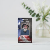 Visite CARTE PHOTO de prière commémorative du drapeau amé (Debout devant)