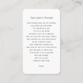 Visite Carte photo de prière commémorative funéraire simp (Dos)