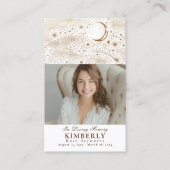 Visite Carte photo de prières funéraires des étoiles (Devant)