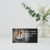 Visite Carte photo professionnel d'appareil-photo de (Debout devant)