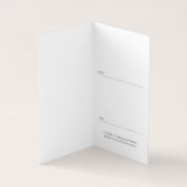 Visite carte pliée de rendez-vous (Intérieur)