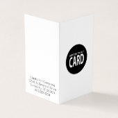 Visite carte pliée de rendez-vous (Extérieur)