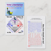 Visite Carte politique de campagne de Q.I. (Devant / Derrière)