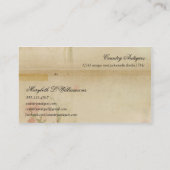 Visite Carte postale molle antique vintage de fleur (Dos)