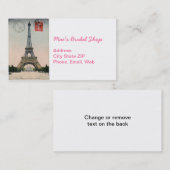 Visite Carte postale vintage de Tour Eiffel (Devant / Derrière)