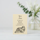 Visite Carte potelée de chat drôle (Debout devant)