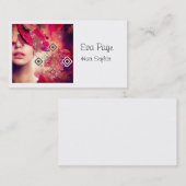 Visite Carte potelée de code des affaires QR, 3,5" x (Devant / Derrière)