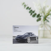 Visite Carte potelée de profil de "Porshe" (Debout devant)