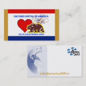 Visite Carte pour notes 2009 de CultureCapital (Devant / Derrière)