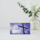 Visite Carte pourpre croisée sainte de profil de carte de (Debout devant)