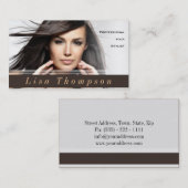 Visite Carte professionnelle de coiffeur/coiffeur (Devant / Derrière)