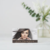 Visite Carte professionnelle de coiffeur/coiffeur (Debout devant)