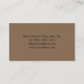 Visite Carte professionnelle de coiffeur/coiffeur (Dos)
