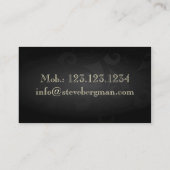 Visite Carte professionnelle de mélodie de note de (Dos)