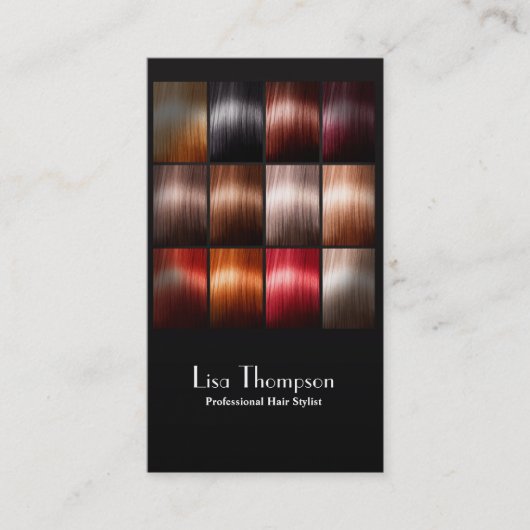 Visite Carte professionnelle de salon de studio de beauté (Devant)