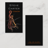 Visite Carte professionnelle d'entraîneur de (Devant / Derrière)