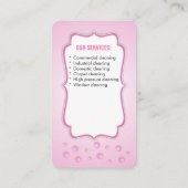 Visite Carte professionnelle d'entreprise de services de (Dos)