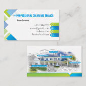 Visite Carte professionnelle d'entreprise de services de (Devant / Derrière)