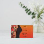 Visite Carte professionnelle/profil de l'artiste de tatou (Debout devant)