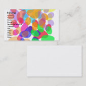 Visite Carte professionnelle/profil des Empreintes de pat (Devant / Derrière)