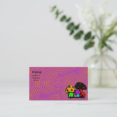 Visite carte psychodelic de champignon (Debout devant)