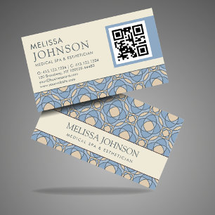 Visite Carte QR du Salon de beauté et Esthétique Elegant 