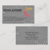 Visite Carte réseau | Logo de la technologie moderne (Devant / Derrière)