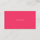 Visite Carte rose de DamaskBusiness (Dos)