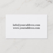 Visite Carte saine de végétarien de la vie de vert cru de (Dos)