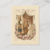 Visite Carte Sainte de Mariage Catholique Traditionnel (Devant)