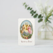 Visite Carte Sainte de Pâques Religieuse de Prière Pascal (Debout devant)