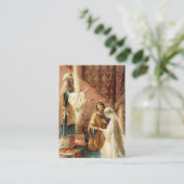 Visite Carte Sainte de prière catholique (Debout devant)