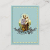 Visite Carte sainte de prière de St Joseph Memorare (Devant)