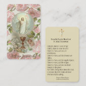 Visite Carte sainte de prière pascale religieuse de (Devant / Derrière)