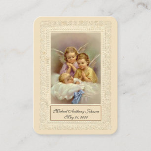 Visite Carte Sainte de Remembrance de Baptême Catholique